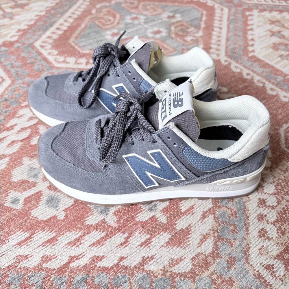 New Balance 574 Faded Indigo Sneakers